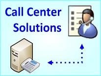 Icon of Voice over IP phone and computer routing to an operator icon